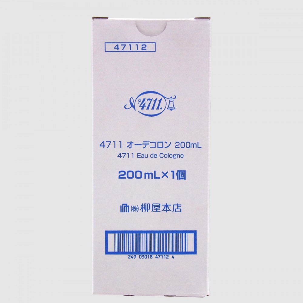4711　オリジナル　オーデコロン　200mL（内箱）