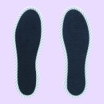 NO SOCKS SOLE STRIPE　ストライプネイビー Ｂ　Ｓ－Ｍ（本体）