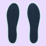 NO SOCKS SOLE STRIPE　ストライプネイビー Ｂ　Ｍ－Ｌ（本体）