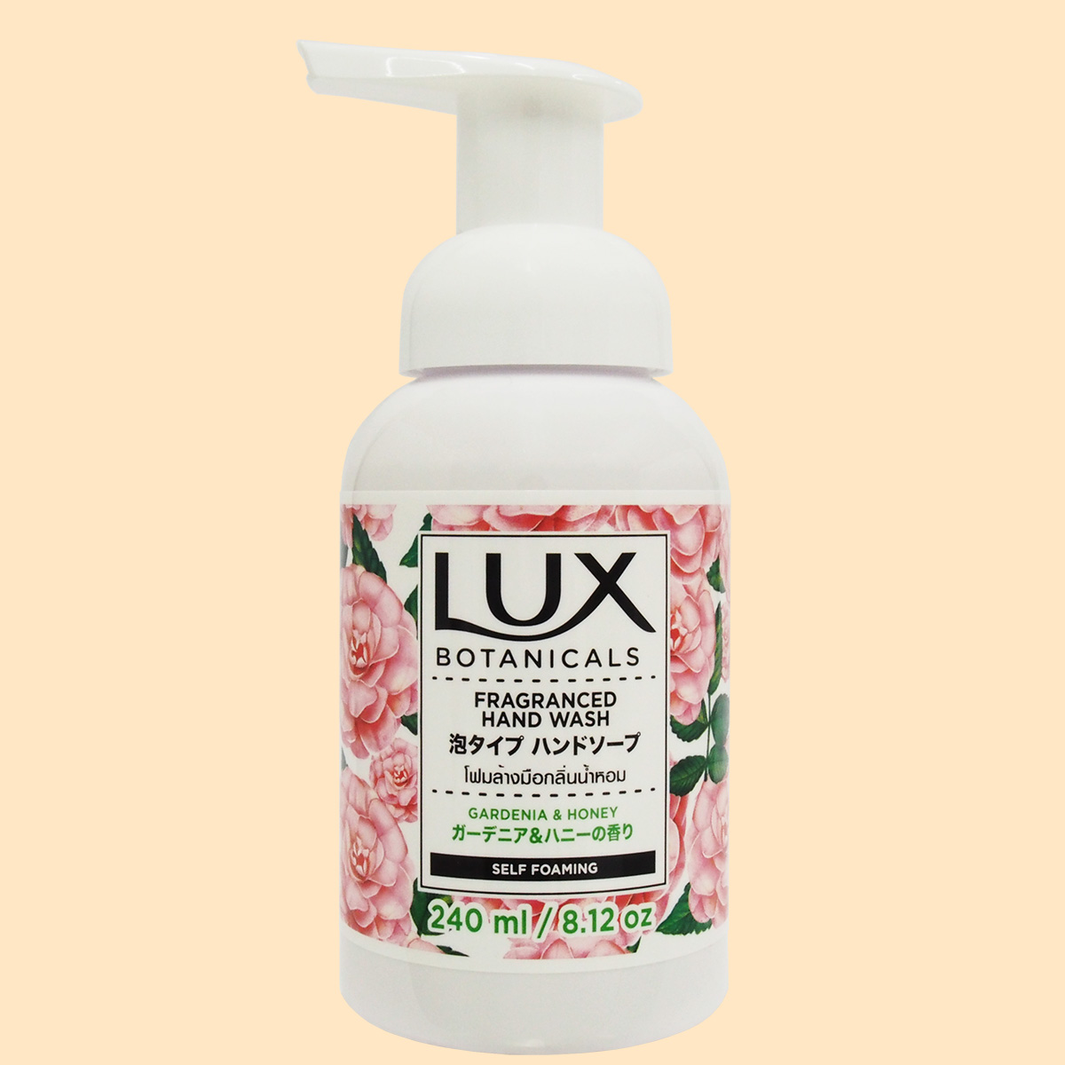 LUX ラックス 泡ハンドソープ ガーデニア＆ハニーの香り 240ml×4個