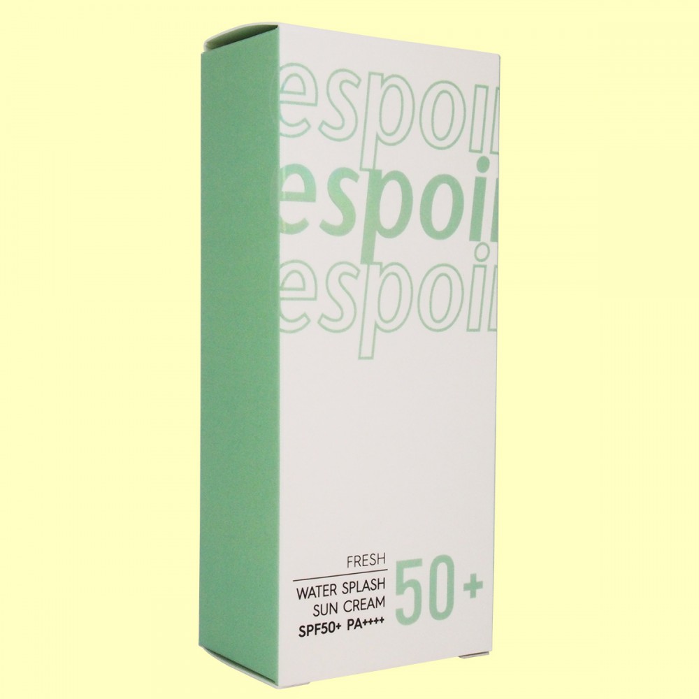 espoir（エスポア）　ウォータースプラッシュサンクリーム　フレッシュ【SPF50+・PA+++】（斜め）